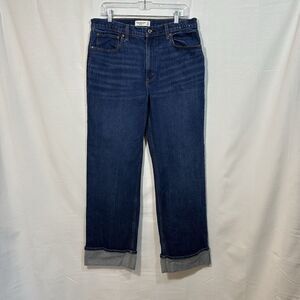 Abercrombie & Fitch The 90s Relaxed High Rise Jeans Womens Size 12/31 Long